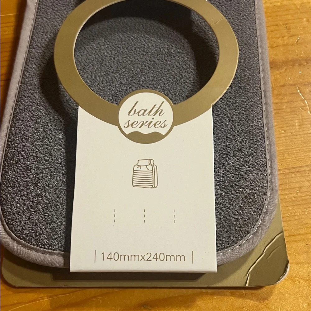 Source Unknown Gray Bath Wash Cloth
